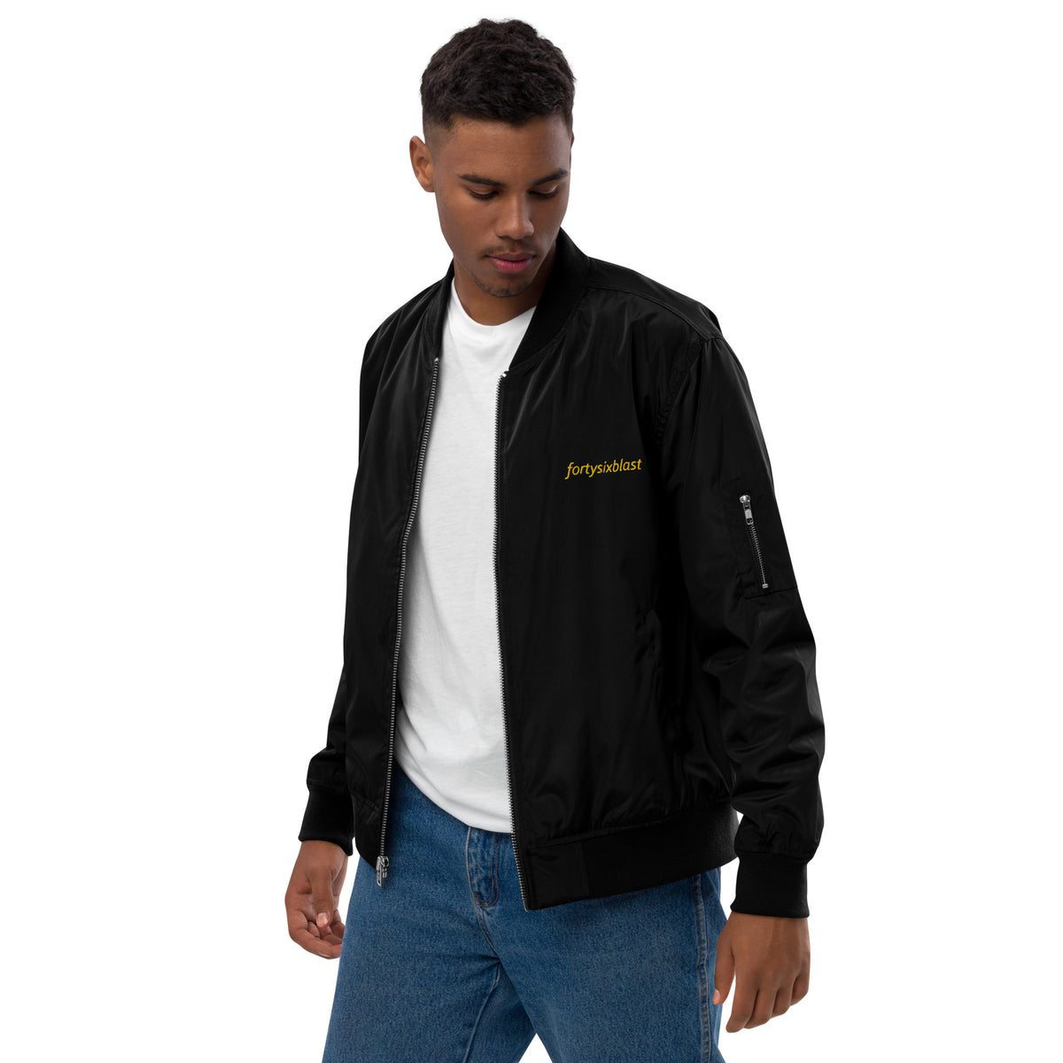 Premium recycled bomber jacket